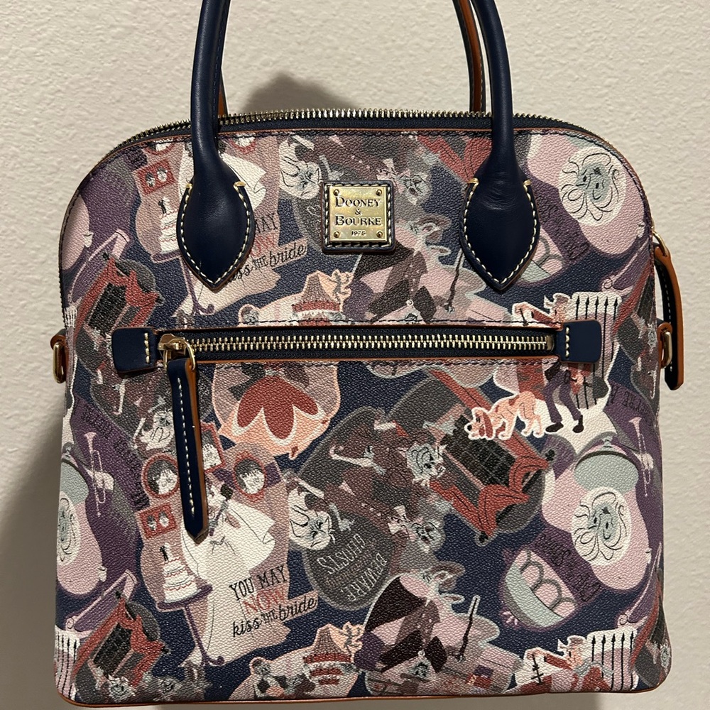 Dooney & Bourke Haunted Mansion Satchel Purse - Picture 3 of 8